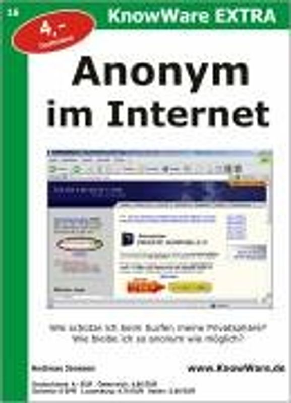 Anonym im Internet.