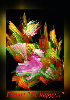 Flipart "Be happy" (Poster Book DIN A2 Portrait)