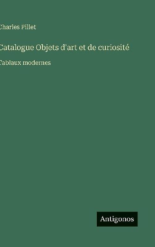 Catalogue Objets d'art et de curiosité