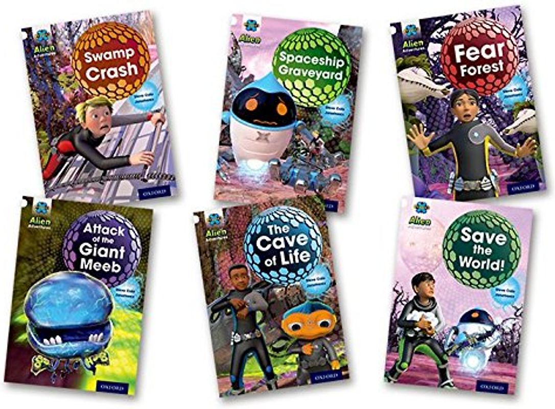 Project X: Project X:Alien Adventures:White:Mixed Pack of 6