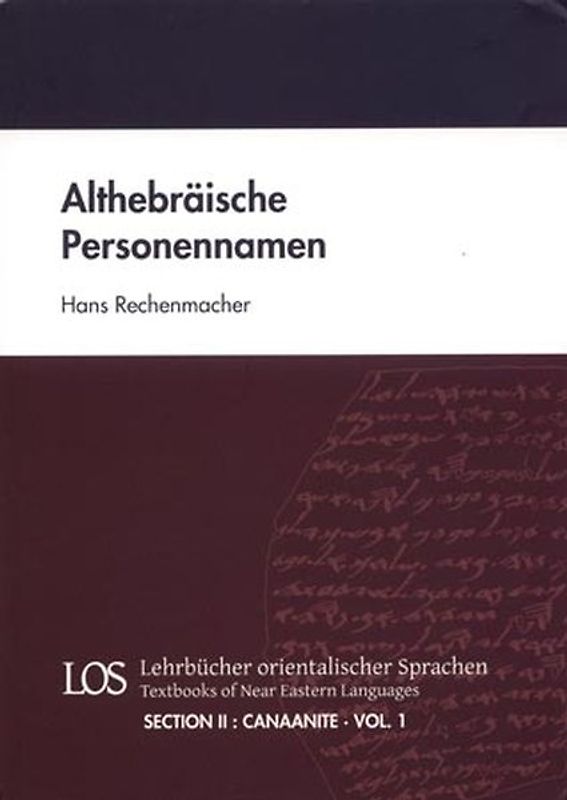 Althebräische Personennamen