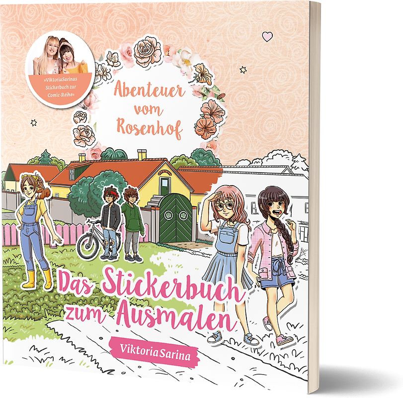 Abenteuer vom Rosenhof: Das Stickerbuch zum Ausmalen