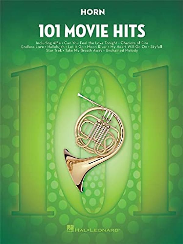 101 Movie Hits For Horn: Noten, Sammelband für Horn