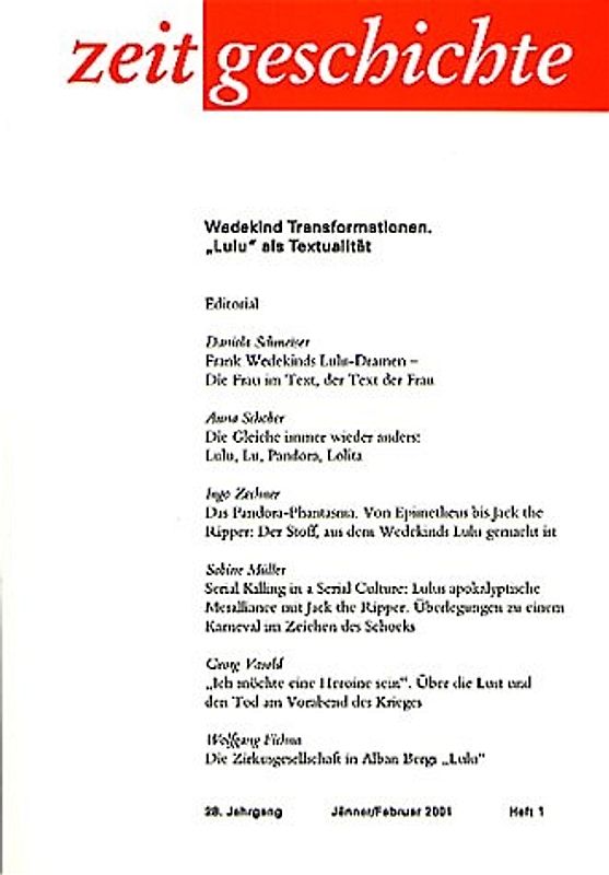 Wedekind Transformationen