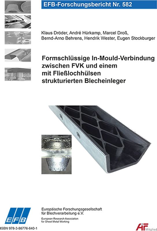 Formschlüssige In-Mould-Verbindung zwischen FVK und einem mit Fließlochhülsen strukturierten Blecheinleger