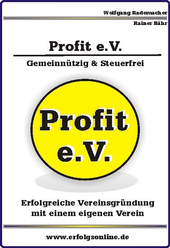 Profit e.V. - eigenen Verein gründen
