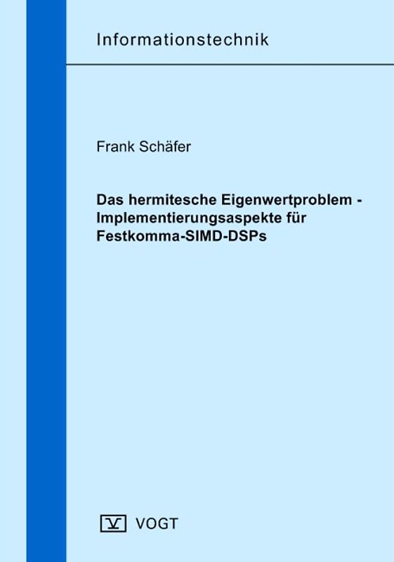 Das hermitesche Eigenwertproblem - Implementierungsaspekte für Festkomma-SIMD-DSPs