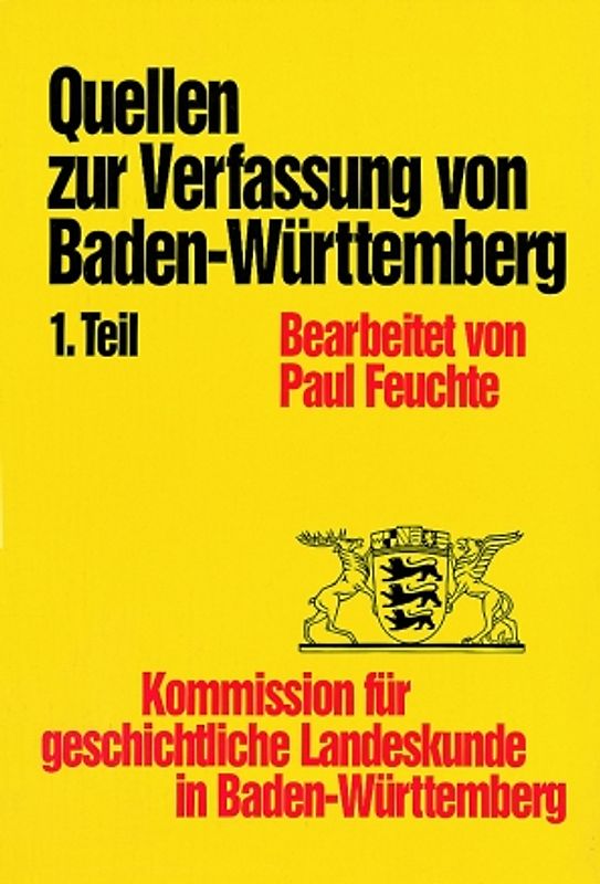 Quellen/ Verfassung Ba.-Württ. Tl.1 VV 2