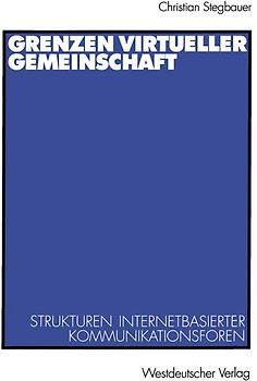 Grenzen virtueller Gemeinschaft