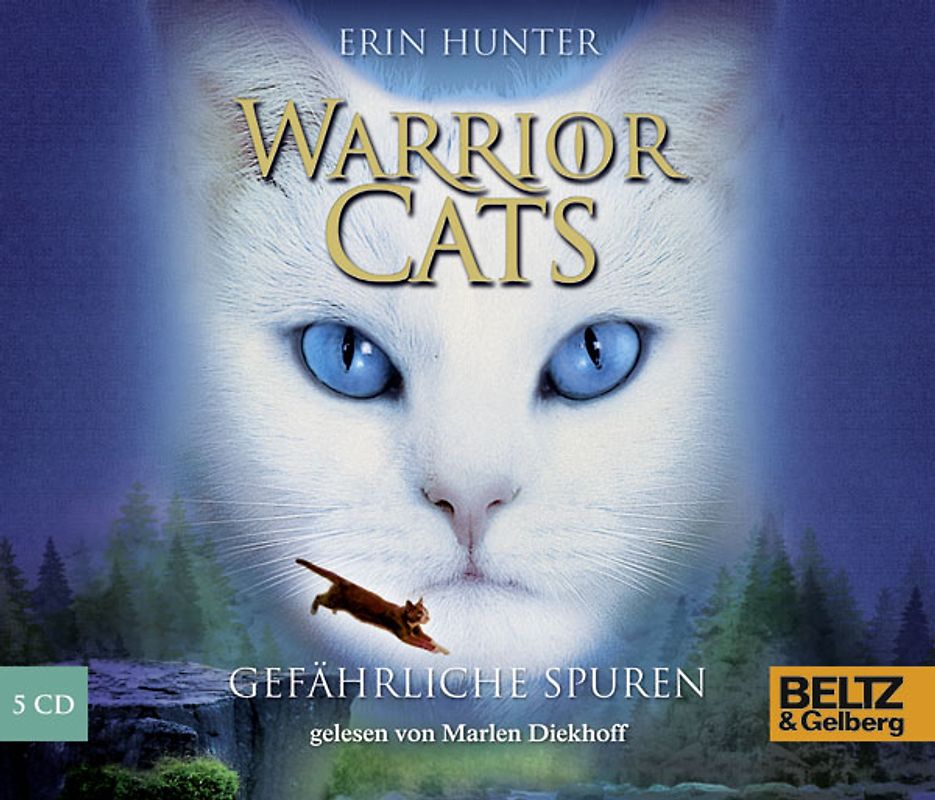 Warrior Cats. Gefährliche Spuren. I, Folge 5, gelesen von Marlen Diekhoff, 5 CDs in der Multibox, ca. 5 Std.