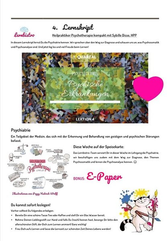 Heilpraktiker Psychotherapie kompakt / Heilpraktiker Psychotherapie kompakt: 4. Lernskript – Die Psychiatrie