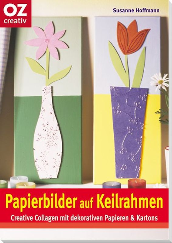 Papierbilder auf Keilrahmen