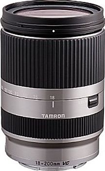 Tamron 18-200 mm F3.5-6.3 Di VC III 62 mm Filtergewinde (Sony E-mount Anschluss) silber