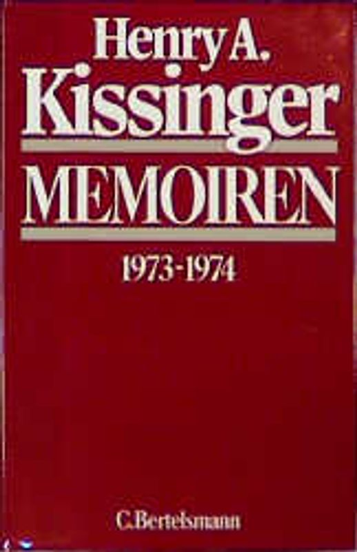 Memoiren 1973-1974. Band II