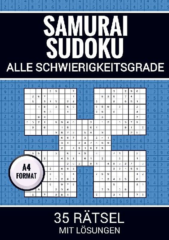 Samurai Sudoku - 35 Rätsel mit Lösungen