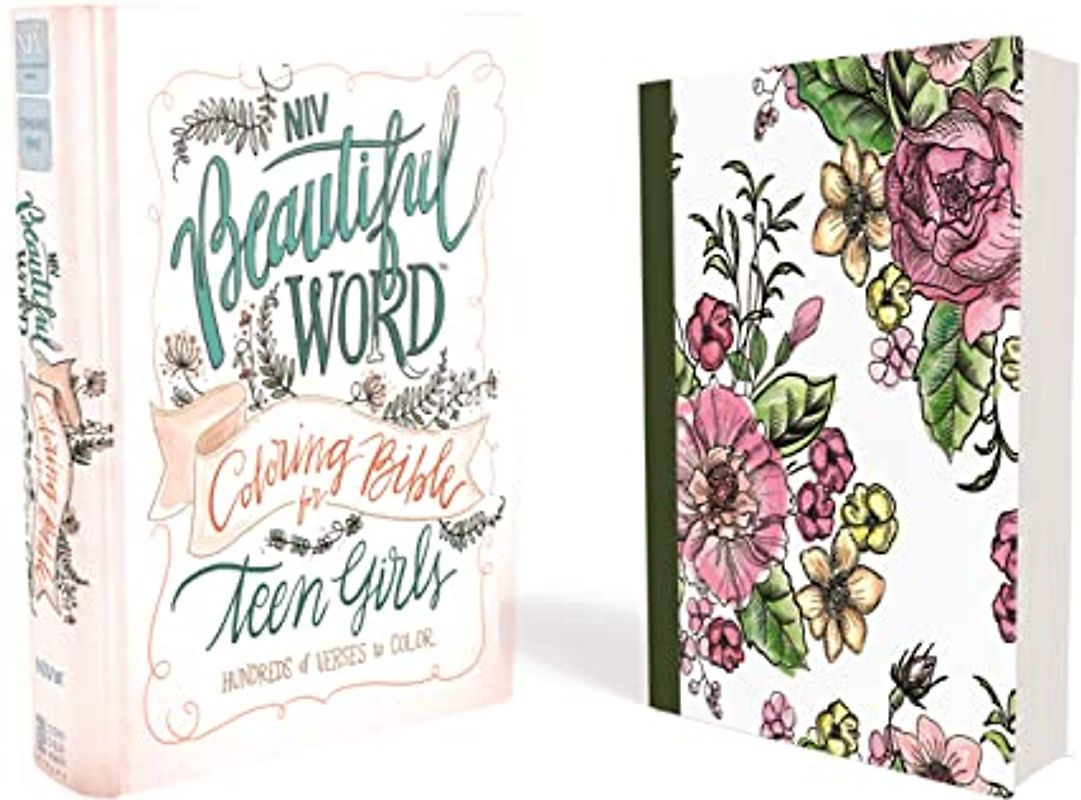 NIV, Beautiful Word Coloring Bible for Teen Girls, Hardcover