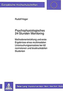 Psychophysiologisches 24-Stunden Monitoring