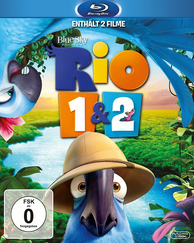 Rio 1 & 2 Blu-ray Disc