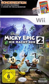 Disney Micky Epic: Die Macht der 2 [Sonderedition, Inkl. Taschenbuch] Nintendo Wii