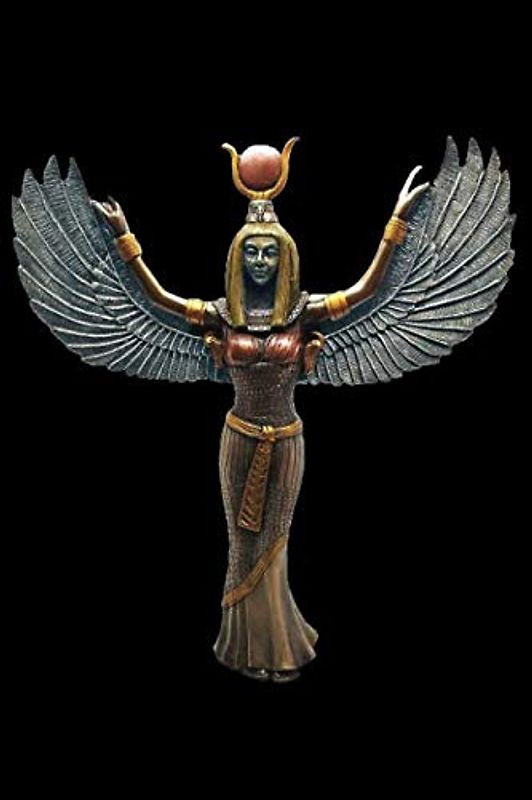 Goddess Isis Statue: Blank Lined Notebook, Journal or Diary