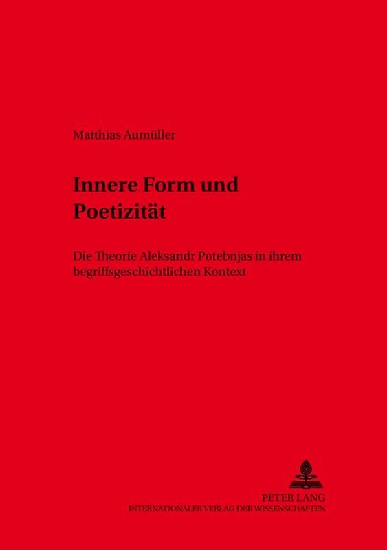 Innere Form und Poetizität