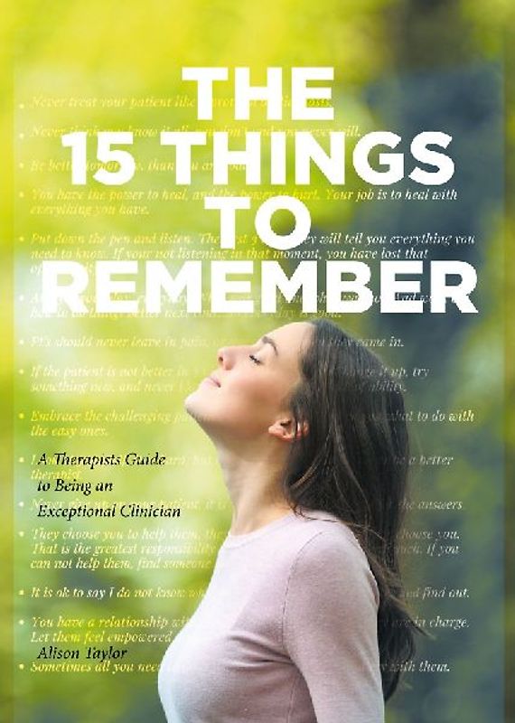 The 15 Things to Remember