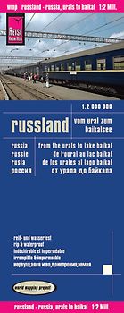 Reise Know-How Landkarte Russland - vom Ural zum Baikalsee (1:2.000.000)