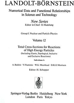 Total Cross-Sections for Reactions of High Energy Particles (Including Elastic, Topological, Inclusive and Exclusive Reactions) / Totale Wirkungsquerschnitte für Reaktionen hochenergetischer Teilchen (einschließlich elastischer,topologischer, inklusiver u