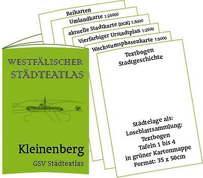 Stadtmappe Kleinenberg - Westfälischer Städteatlas