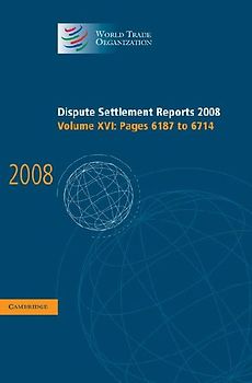 Dispute Settlement Reports 2008
