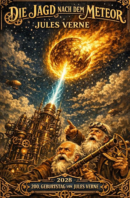 2028 - 200. Geburtstag von Jules Verne / Die Jagd nach dem Meteore