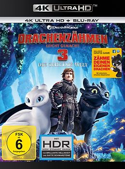Drachenzähmen leicht gemacht 3: Die geheime Welt [inkl. Blu-ray] 4K Ultra HD Blu-ray