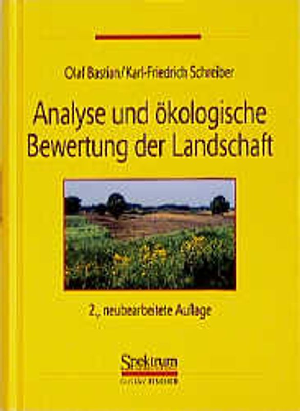 Analyse und ökologische Bewertung der Landschaft