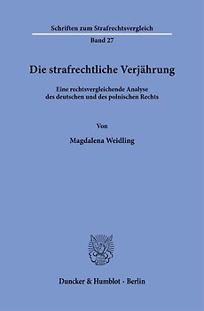 Die strafrechtliche Verjährung