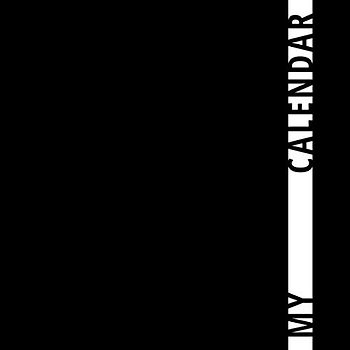 My Calendar : Blank Undated Monthly Calendar - Classic Black: 12 Month Calendar | Blank no Dates or Year | 8.5” x 8.5” | DIY project | no hole punched | matt finish | soft cover