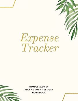 Expense Tracker Simple Money Management Ledger Notebook