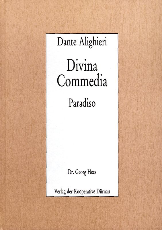 Divina Commedia / Divina Commedia Paradiso