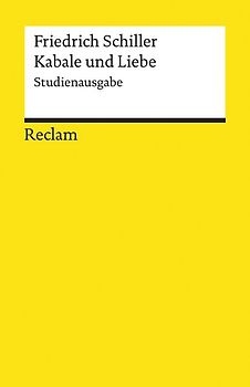 Kabale und Liebe. Studienausgabe