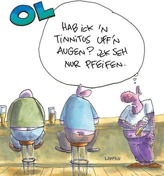 Hab ick'n Tinnitus uff'n Augen?