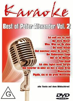 Karaoke - Best of Peter Alexander Vol. 2 DVD
