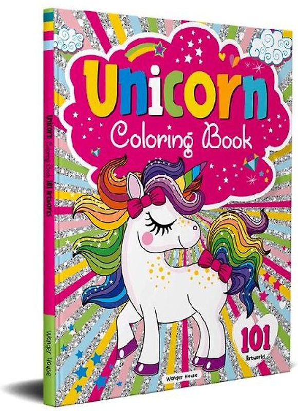 101 Unicorn Colouring Book