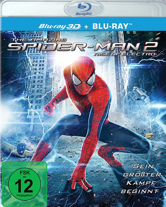 The Amazing Spider-Man 2: Rise of Electro 3D [inkl. 2D Version, 2 Discs] 3D Blu-ray Disc