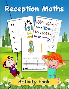 Reception Maths Activity book: Counting, addition and Subtraction Workbook for Toddlers - Preschool Math Workbook 2-6