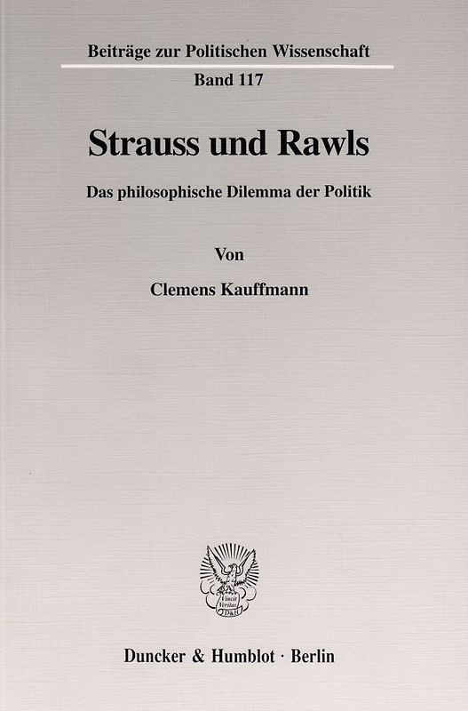 Strauss und Rawls.