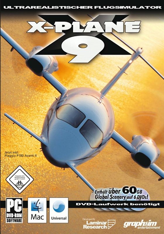 X-Plane 9 incl. Global Scenery (PC+MAC) PC Spiele