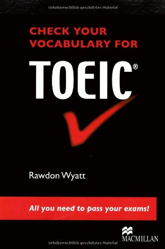 Check your Vocabulary for TOEIC