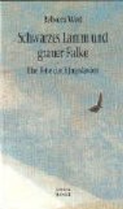 Schwarzes Lamm und grauer Falke