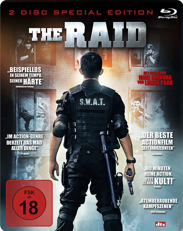 The Raid [Special Edition, Steelbook] Blu-ray Disc