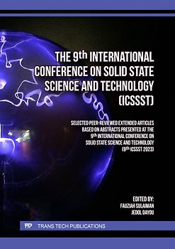 The 9th International Conference on Solid State Science and Technology (ICSSST)