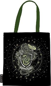 Slytherin Tote (Black) Canvas Bag by Paperblanks (Harry Potter Collection)